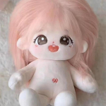 Uus saabus 20cm Roosa Praetud Juustega Armas Ilma Atribuutideta Pehme Pl&uuml;&uuml;snuku Keha M&auml;nguasi Cosplay Armas Kingitus