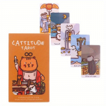 Cattitude'i tarokaardid, perekogunemise m&auml;ngukaart Cattitude Tarot Cards