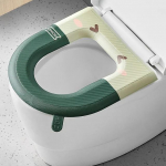 Korduvkasutatav veekindel WC-istme kate Pestavad kattepadjad libisemiskindlad tualettruumi istme kate kodureisiks kasutamiseks Vannitoa tarvikud hall