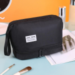 Suure mahutavusega kahekihiline tualett-tarvete kott, kuiv ja m&auml;rg eraldamine, Korea kosmeetika hoiukott, kaasaskantav kosmeetikakott 1pc