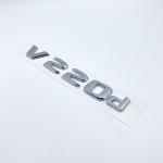 3D Letters V250d V300d NIGHT EDITION ABS embleem Mercedes Benz V klassi W447 auto poritiiba m&auml;rgi pagasiruumi nimesilt logo kleebis silver V220d