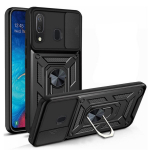 Kaamera kaitse telefoni armor &uuml;mbris Apple iPhone 12 Samsung Galaxy A02S A03S Huawei Honor 9X Premium Xiaomi Redmi 9 Poco p&otilde;rutuskindla silikoonkatte jaoks iPhone 7 must