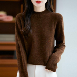 Naiste ka&scaron;miir kampsun Qinghe ka&scaron;miir 30% ka&scaron;miir 70% vill naiste s&uuml;gistalvine ka&scaron;miir kampsun pehme ja soe XL