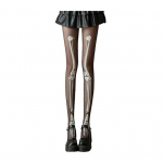 Halloweeni luustik Naiste sukkp&uuml;ksid kummitusjala prindiga kontrastv&auml;rv helendab &ouml;&ouml;sel Helendav &otilde;huke v&otilde;rk hirmu&auml;ratav libisemisvastane Cosplay j&otilde;udlus roheline