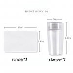 Silikoonist k&uuml;&uuml;nte tempel l&auml;bipaistev k&uuml;&uuml;nte tempel k&uuml;&uuml;nte kunsti stantsimisplaat tarretisega k&uuml;&uuml;nte &scaron;abloonid prantsuse manuk&uuml;&uuml;r DIY 1