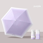 Gradient flat umbrella Mini Sun Umbrella Lightweight, Sunshade, Sun Protection, UV Protection, Small and Portable, Suit