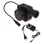 7cm 7530 12V v&auml;ike puhur koos v&otilde;imsusega muutuva kiiruse regulaatoriga DIY jahutamiseks v&auml;ligrillil tulepuhuri ventilaator EU