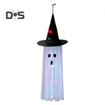 Halloweeni kummitusripats Rippuvad kummituse tuulesokid LED-tuledega N&otilde;iam&uuml;ts Lihtne riputada Halloweeni kaunistus sise&otilde;ue sise&otilde;uele A