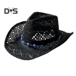 Suvine &otilde;lgk&uuml;bar, &otilde;&otilde;nes kokkupandav, reguleeritav helmestega kaunistus, lokkis servaga tuulekindel rihm Western Cowboy stiilis &uuml;hev&auml;rviline v&auml;lim&uuml;ts roosa punane v&auml;rv