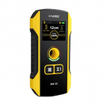 FNIRSI WD-02 seinadetektori naastuotsija Uus disain Positsioneerimisava TFT-ekraan Vahelduvvoolu kaabli juhtmed Metallist puidust naastudega seinaskanner kollane