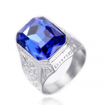 Meeste kalliskivist s&otilde;rmus, mood, ruudukujuline, roostevabast terasest hip-hop, hipsteri ehted, aksessuaarid, mehelik r&auml;ppari peo s&otilde;rmes&otilde;rmus 7