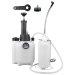 Auto manuaalne pidurivedeliku &otilde;hutuskomplekt 3L vaakumpidurisurvevedeliku pump Professionaalne piduriloputusmasin pneumaatiline piduri&otilde;hupuhur valge