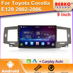 Android Autoraadio Multimeediam&auml;ngija Navigatsioon GPS Toyota Corolla E130 E120 2000-2006 jaoks Carplay 2din Stereo Dvd 2 Din 4 core 1GB+32GB carplay