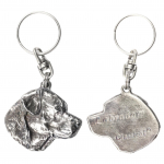 Labrador Retriever - Silver-plated dog pendant, handbag decoration, backpack pendant by Art-Dog brand