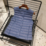 Danmo Naiste Varrukateta Puhvjakk &Uuml;likerge Sulevest Naiste Pikk Vest Tuulekindel Kerge Soe Vest M