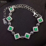 Meibapj Ehtne Looduslik Smaragd V&auml;&auml;riskivi K&auml;ev&otilde;ru 925 Sterlingh&otilde;be Roheline Kivi K&auml;ev&otilde;ru Naistele Peen Pulmaehe