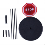 LED Flashing Stop Sign Driveway Guard Aid Easy to Install Warning Indicator Parking Assistant
