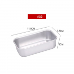 Tugev alumiiniumsulamist k&uuml;psetuspann maitsvate juustukookide ja r&ouml;stsaiade k&uuml;psetamiseks A02