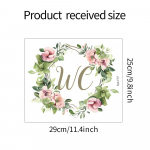 Inglise slogan P&auml;rg WC WC-ukse kinnitatud kodukaunistuse seinakleebised isekleepuvad 25*29CM/fun-f17