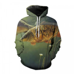 Kala 3D prinditud kapuutsid Kalap&uuml;&uuml;gi Mehed Naiste Mood kapuutsiga kampsun Hip Hop Hoodie Pullover Unisex Topid Mantel Trendikas kapuutsiga r&otilde;ivad 4XL