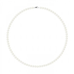 Kaelakee - PERLINEA - AAA+ mageveekultuuritud p&auml;rl - looduslik valge - 42 cm - 925 h&otilde;be