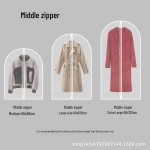 L&auml;bipaistev veekindel rippuv riiete tolmukate garderoobi hoiustamiseks, niiskuskindel &uuml;likonna hoiukott. 60*80cm Medium