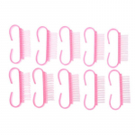 10 tk k&uuml;&uuml;neharja komplekt Art manik&uuml;&uuml;r pedik&uuml;&uuml;r Pehme tolmu eemaldamine plastist puhastusviili t&ouml;&ouml;riistad 10Pcs
