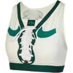 Nike Dri-FIT Swoosh Air Force 1 Logotr&uuml;kiga Keskmise Toega Spordirinnahoidja Naiste Aluspesu Valge Roheline DD1433-133 M white