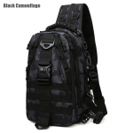Kalastustarvete hoiukott Veekindel kalarihma seljakott Multifunktsionaalne kalastusvarustuse kott Kalastustarvikute korraldaja Black Camouflage