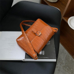 Vintage V&auml;ike Ruudukujuline Kott Klassikaline Luksus Kivi Mustriga Naiste S&uuml;gis Talv Uued &Otilde;lakotid Moodne Tekstuur Crossbody Pakk