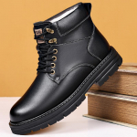 Mood Talv Soojad Villased Pahkluusaapad Meestele Mood Vabaaja Uued Disainerplatvorm T&ouml;&ouml; Lumesaapad Meeste Must Puuvillased Kingad Mees 38