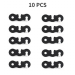 10 tk Reguleeritav matkatelk n&ouml;&ouml;rist n&ouml;&ouml;r pannal S-t&uuml;&uuml;pi pingutite kinnituskomplekt v&auml;ljas telkimistelkide kinnitustarvikud