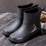 Meeste keskmise s&auml;&auml;rega kummikud Veekindlad kummikingad Mugavad Punased Libisemiskindlad Kalap&uuml;&uuml;gikingad Soojad Libisemiskindlad Madalad Moodsad Ratsutamise Kummikud 44 hall