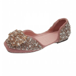 Kevadine uus vibu naiste Kingad Mood kandiline varvas pehme tallaga jalatsid Mugavad elegantsed lamedad vabaajajalatsid naiste kingad Zapatos Mujer 35 roheline