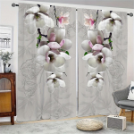 Kuldne teemant roosilill Lilleline akenkardinad elutuppa laste magamistoale vannitoale k&ouml;&ouml;k kontoriuksele kodukaunistus 2tk W120X270H(cm)x2Pcs&Grommet Top