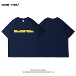 Uus l&uuml;hikeste varrukatega T-s&auml;rk meestele suvel, Korea stiilis trend, lihtne poolvarrukatega topp, Hongkongi stiilis vaba vabaaja br&auml;ndi T-s&auml;rk M must