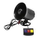 Juhtmega valju alarmi helisignaal 12V valju heli signaal auto valjuh&auml;&auml;ldi mootorratta politsei tulet&otilde;rjesireen sarv k&otilde;lar 115DB n&auml;htav