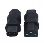 Professionaalne mees-naissoost adapter C8-C13 adapterile, ABS-materjalist, lihtne kasutada