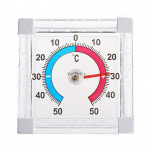 Aknatermomeeter veekindel liim siseruumide v&auml;listemperatuuri m&otilde;&otilde;tur suure t&auml;psusega ruudukujuline plastikust digitaalne termomeeter