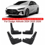 Autode stiil Dodge Attitude 2024 2025 2026 jaoks ABS Autode porilauad Porikaitse Porikaitse Porilauad Esi- ja tagaporilauad Auto lisatarvik must
