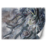 Taustapilt &Ouml;&ouml;kuninganna lill 100x70 t&uuml;rkiissinine