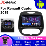 9-tolline RENAULT CAPTUR 2019 jaoks Auto Multimeedia Android Auto Raadio Stereo Carplay Video DSP GPS Navigatsioonis&uuml;steem 2 DIN DVD 4 core 1GB+32GB carplay