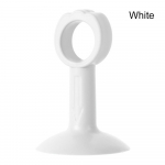 Pehme silikoonist uksekork koos iminapaga Kahjustustevastane seinakaitse Uksek&auml;epide P&otilde;rkeraua Vaigista Kaitse Seinu M&ouml;&ouml;blitarvikud valge