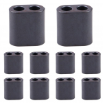 Ni Zn ferrite double hole magnetic ring RID13.5X7.5X14-4 filtering magnetic ring A