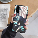 AD50 Attack on Titan Black Case OPPO Reno jaoks 8 6 5 4 Pro Find X3 A17 A31 A38 A40 A53 A54 A55 A74 A76 A78 A77 A80 A94 A95 A96 Pro Sofe Cover OPPO A93 4G gagaat