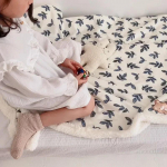 Piimane sametist tekk lastele, paksendatud lambavillast tekk, paksendatud kahepoolne sametist l&otilde;una 120 150cm