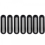 7tk Esiv&otilde;re V&otilde;rk Kleebis Auto Eesmine Sisestusv&otilde;re Kaitse Jeep Wrangler JK 2007-2017 2-ukseline 4-ukseline Dekoratsioon Sisestusv&otilde;re must