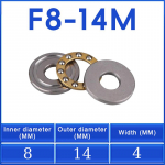 3 tk / komplekt tasapinnalised miniatuursed aksiaalsed kuullaagrid F7-13M F7-15M F7-17M F8-14M F8-16M F8-19M F8-22M t&otilde;ukej&otilde;u kuullaagrid 8x14x4mm