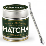 Th&eacute; Matcha de c&eacute;r&eacute;monie Premium 30 g + paille inox avec filtre