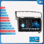Hizpo Hizpo 10.1 Carplay 4G 2 Din Android 13 Autoraadio Volkswagen Golf 7 2013 - 2017 jaoks Must Hall Videos&uuml;steem GPS DSP Intelligentene Autoradio RDS W1 G 8Core 2G 32G